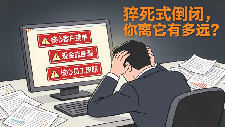 企业 4 条斩杀线：决定生死的安全线